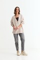 Cardigan oversized BEIGE