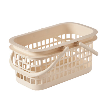 Organizador con asa beige