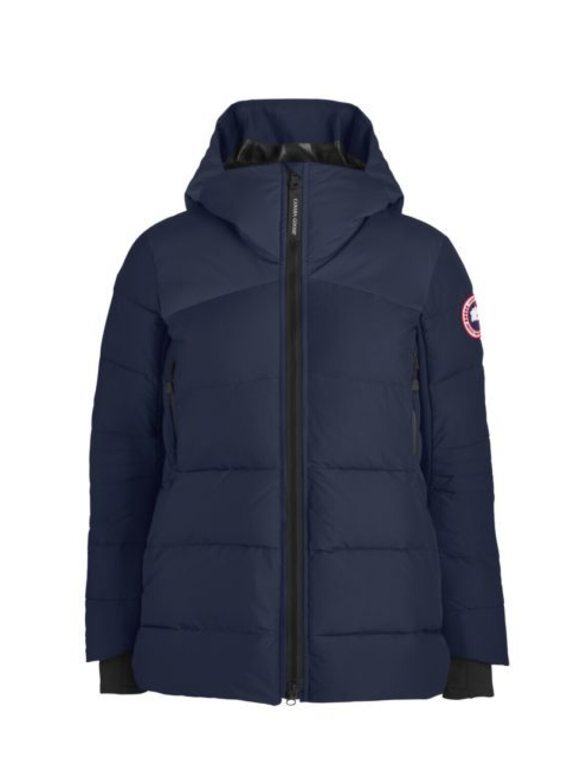 Canada Goose -Chaqueta de poliéster rellena de plumas con capucha, Hybridge coat Azul