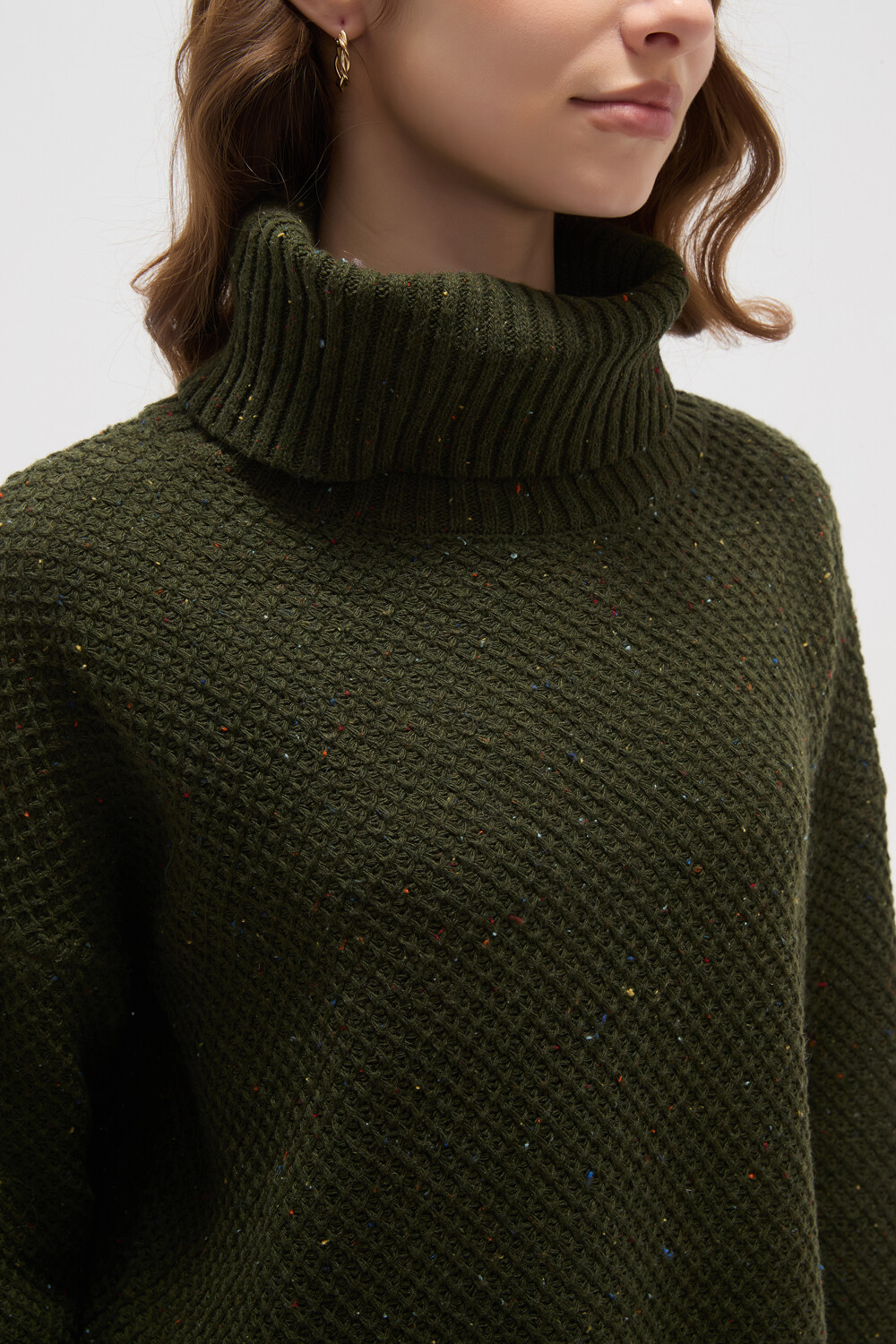 Polera Arsiega Verde Oliva Oscuro