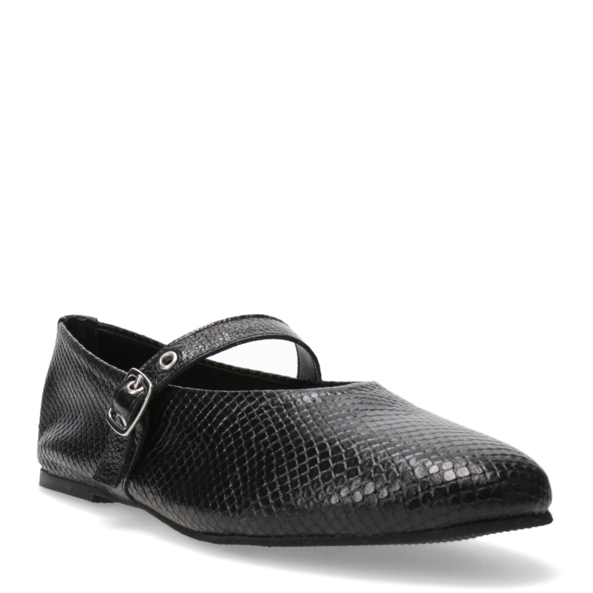 Zapatos de Mujer Miss Carol Efecto Croco - Negro 