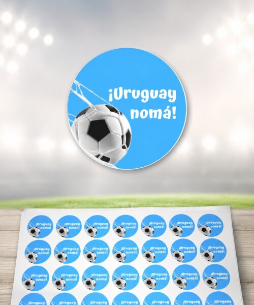 Sticker Uruguay plancha 20x30 cm DISEÑO 1