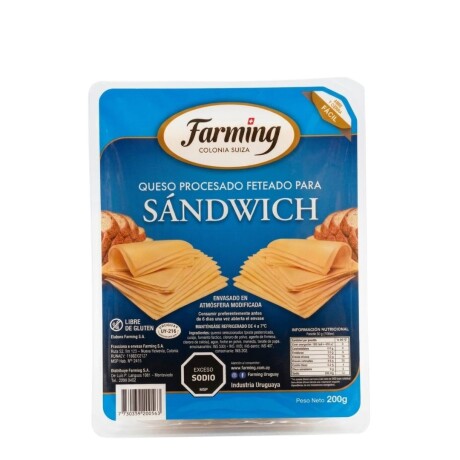 QUESO SANDWICH FETEADO 200G QUESO SANDWICH FETEADO 200G
