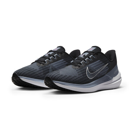NIKE AIR WINFLO 9 Black & Light Navy