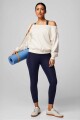 Polera Year Round Terry Off Shoulder Sweatshirt Mujer Bone Heather