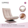 Sillón Reclinable 1 Cuerpo Giratorio 360º Nobby Beige