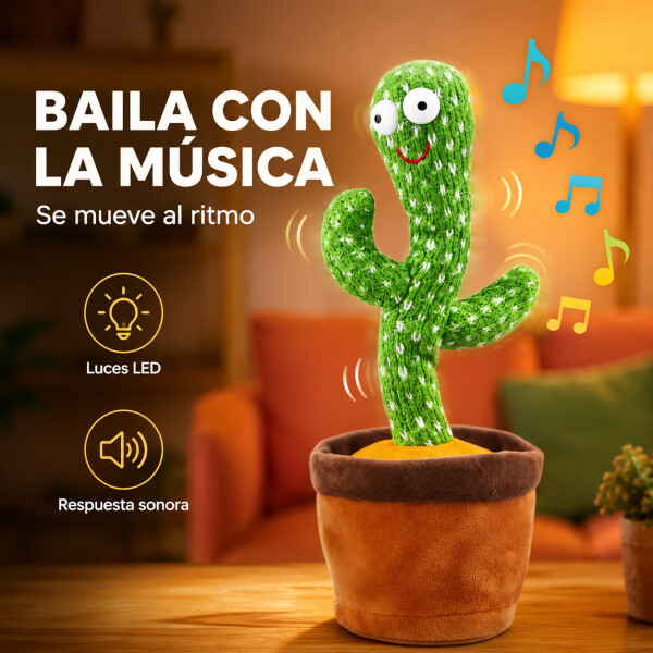 Cactus Bailarín Tuna Música 120 Canciones Repite Voces Usb Cactus Bailarín Tuna Música 120 Canciones Repite Voces Usb