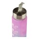 Pack De 3 Botellas De Agua Motivacional Gym Lila