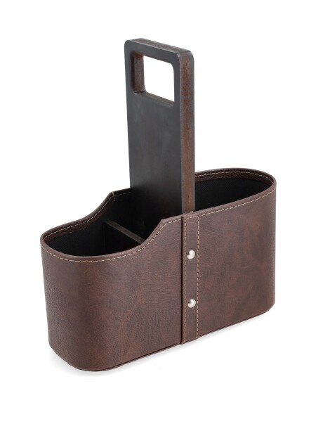 Matera de Auto en Madera Chocolate