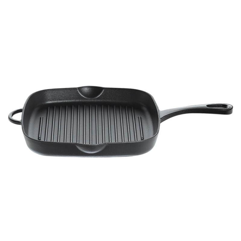 Plancha hierro Negra Kuchenprofi 23x23 cm. Plancha hierro Negra Kuchenprofi 23x23 cm.