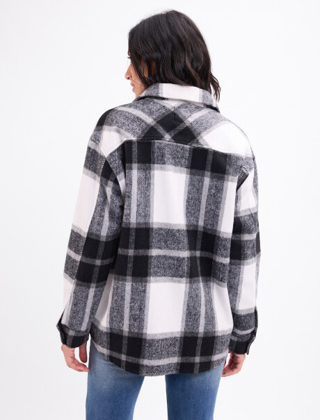 Sobrecamisa franela negro