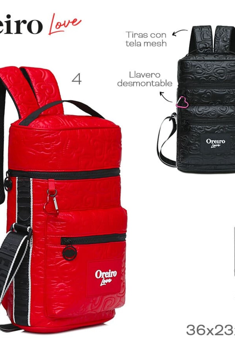 Mochila matera Las Oreiro Negro
