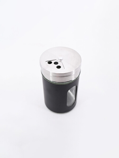 CONDIMENTERO INOX NEGRO