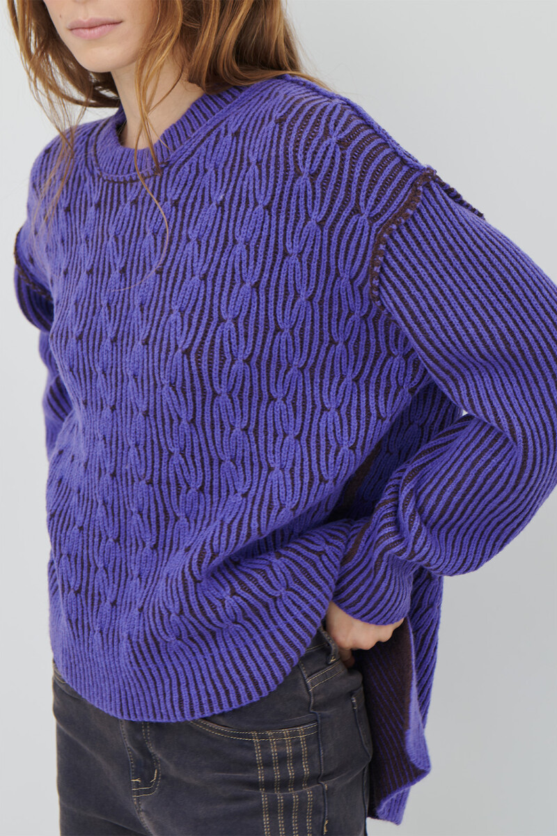 BUZO REVER PURPURA