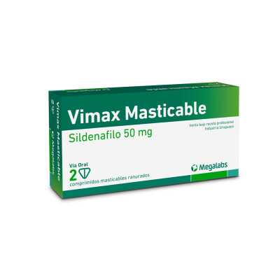 Vimax Masticable 50 Mg. 2 Comp. Vimax Masticable 50 Mg. 2 Comp.