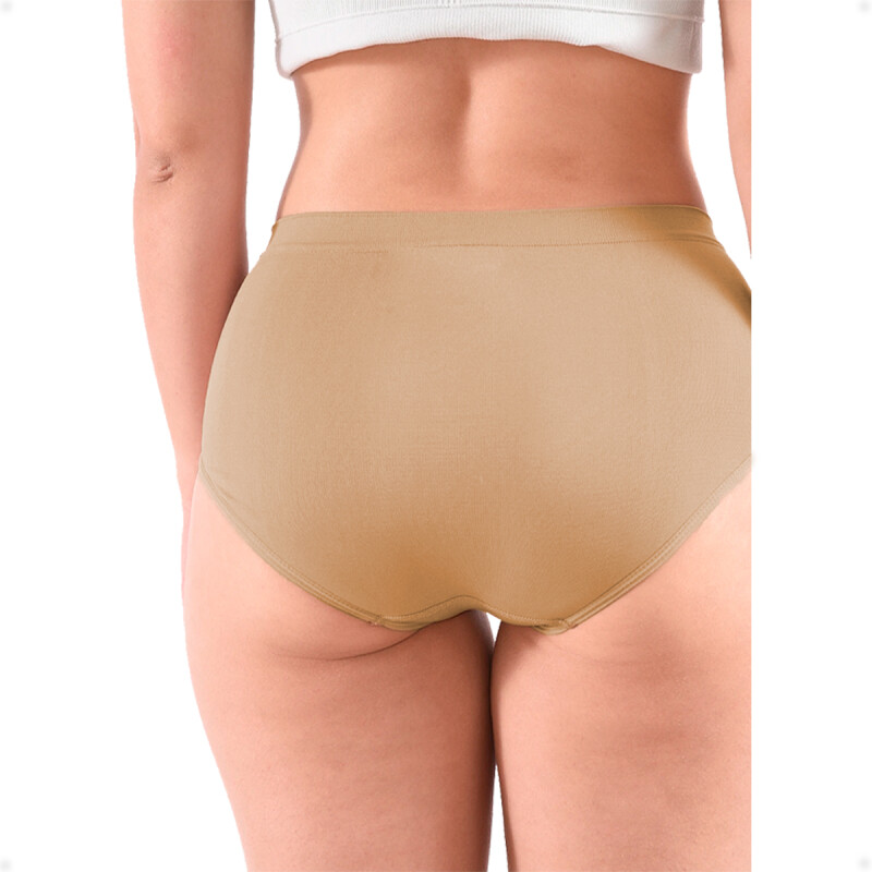 Bombacha Tiro Alto Beige