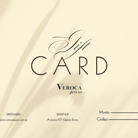 Gift Card, Valor $3000 Gift Card, Valor $3000