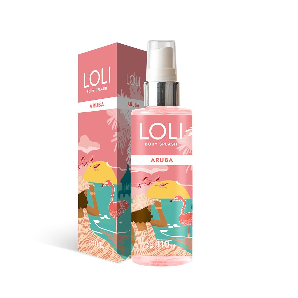 LOLI BODY SPLASH ARUBA CJ X 110 ML. 