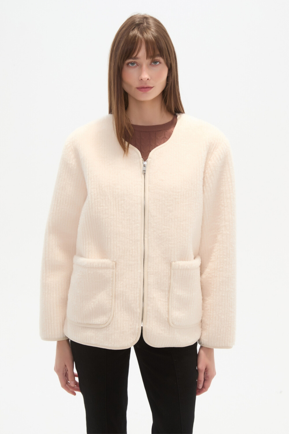 Chaqueta Clemen Crudo / Natural
