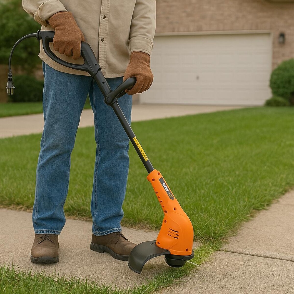BORDEADORA ELECTRICA TRAMONTINA 1500W - NARANJA 