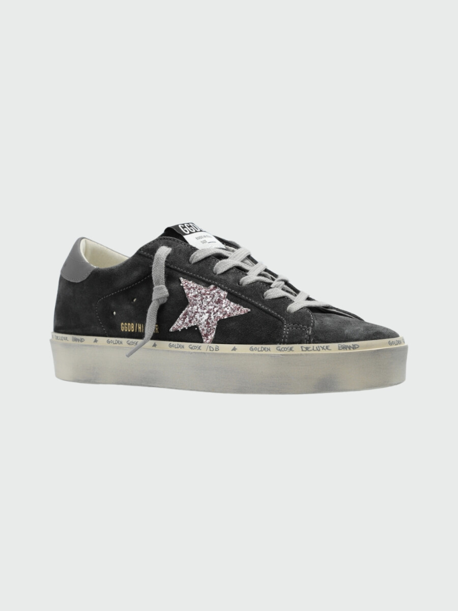 Golden Goose - Championes Golden Goose, Hi Star - Gris 