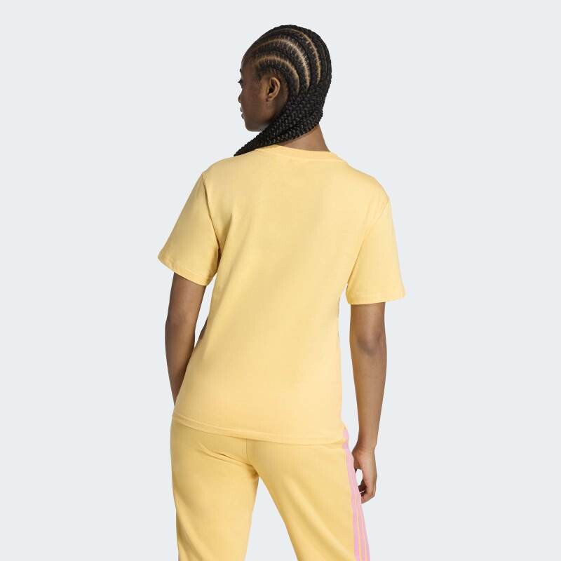 Remera Adidas Logo Pequeño Naranja