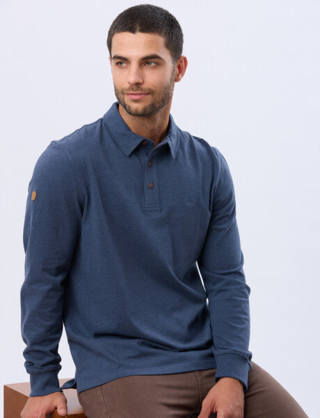 REMERA POLO DE ALGODON Piedra