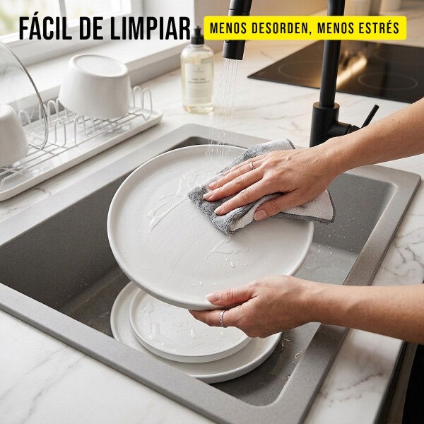 Juego De Vajilla Completo 16 Piezas Ceramica Loza Moderno IMBACK Color Blanco Juego De Vajilla Completo 16 Piezas Ceramica Loza Moderno IMBACK Color Blanco