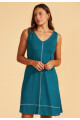VESTIDO LISO VERDE HERA-21361