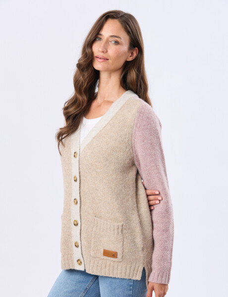 SACO TEJIDO DE ABRIGO Rosa