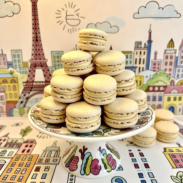 4 Macarons de Limón 4 Macarons de Limón