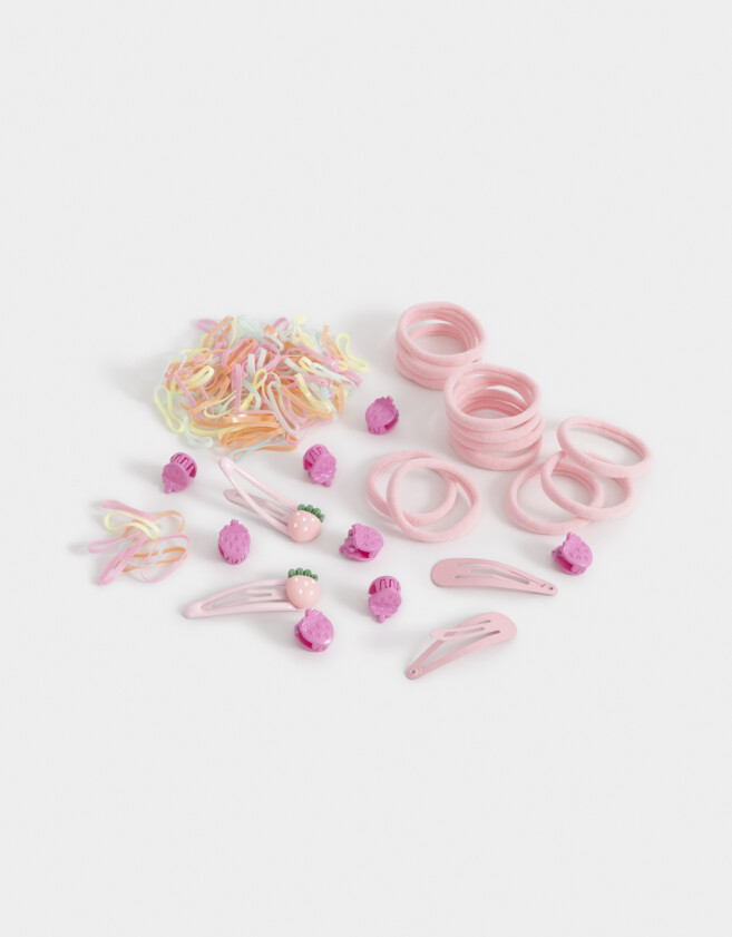 Sets Pelo Infantiles En cajita Set De Accesorios Pelo - Rosa Claro