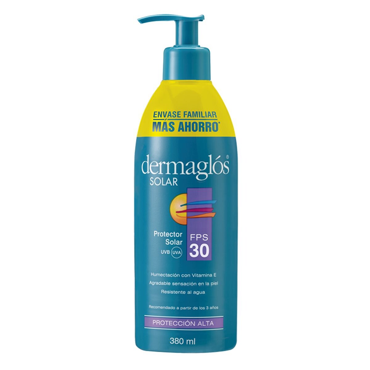 DERMAGLOS SOLAR FPS 30 EMULS. FRASCO X 3 
