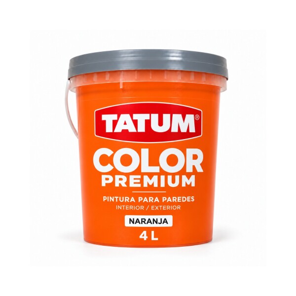 PINTURA TATUM COLOR NARANJA 4LT Pintura Tatum Color Naranja 4lt