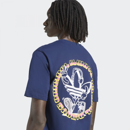 Remera Adidas Trifolio Azul