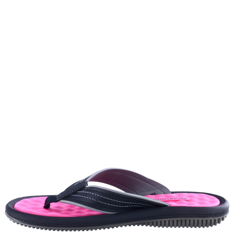 Sandalia de Mujer Cartago Ojota Figi Wns Negro - Rosa
