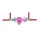 Barra de Juegos Bright Starts Busy Birdies ROSA