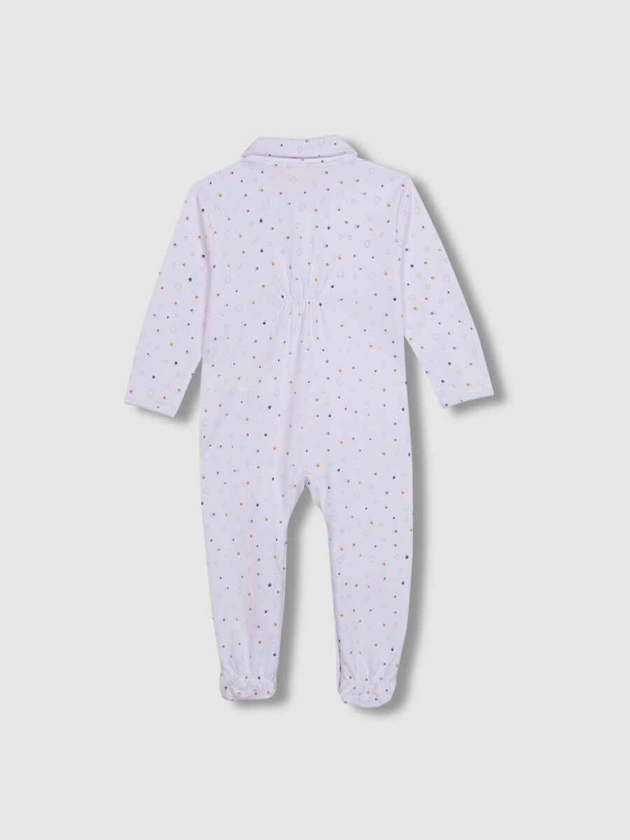 Pijama Print Estrellas Blanco Optico