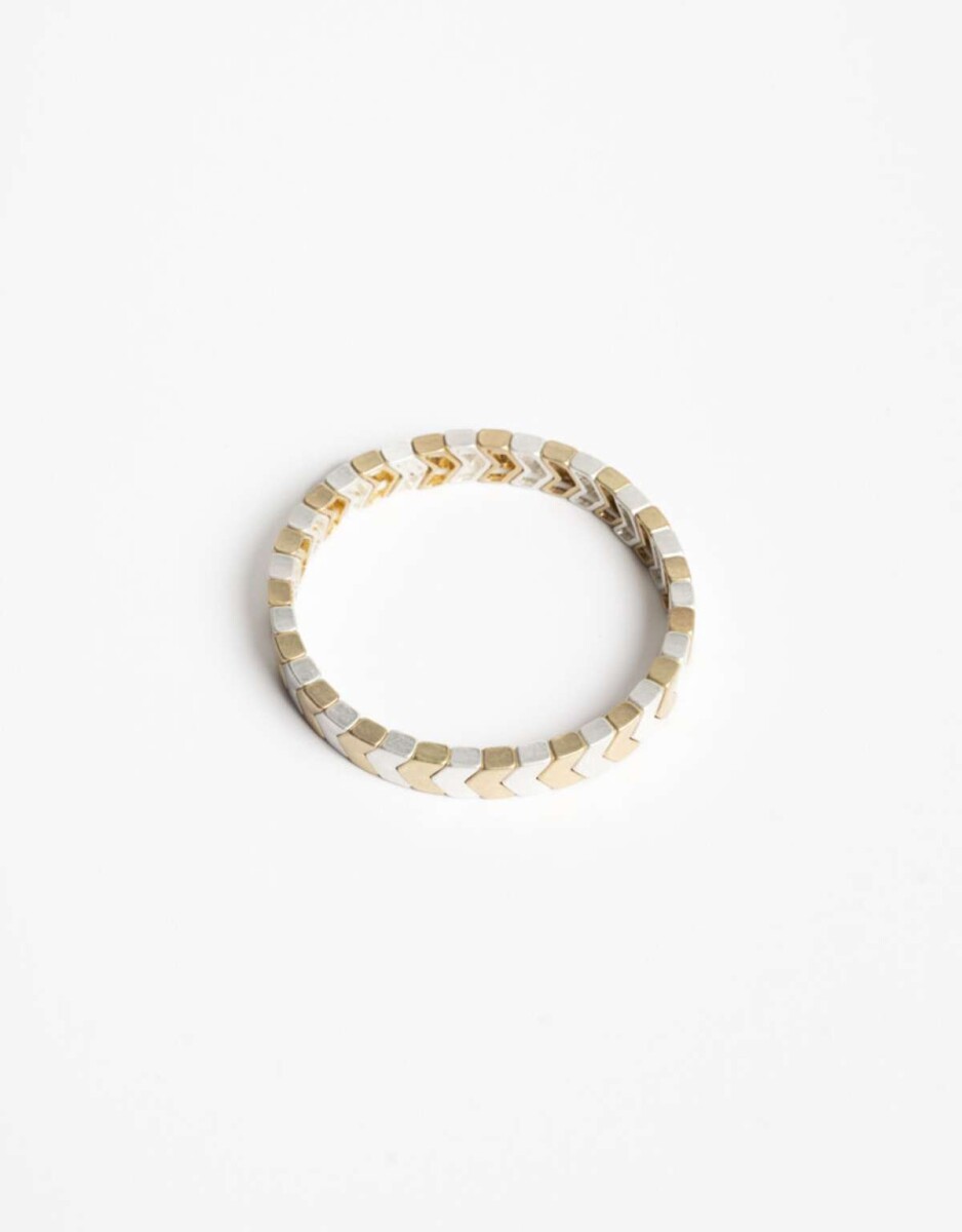 Pulseras Elásticas Metal - Dorado 