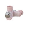 Medias con sonajero Anti deslizante BUBA Rosa