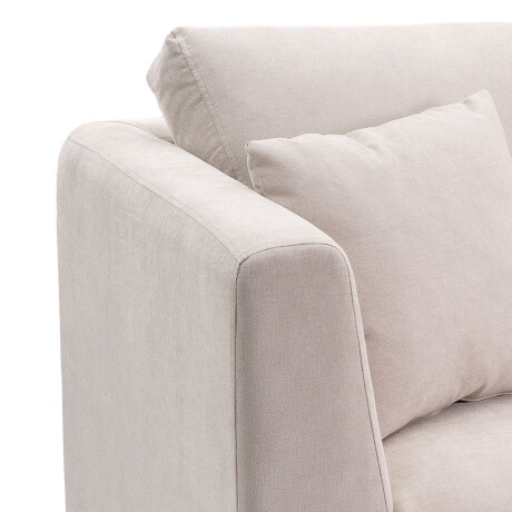 Sofá Belfast - Tela Microfibra - 3 cuerpos 2203 (Beige)