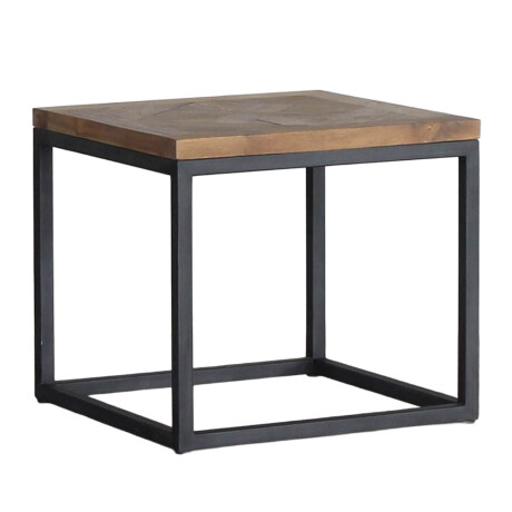 MESA LATERAL/ARRIME MADERA-Y-METAL NATURAL-BEIGE DOMINIQUE NATURAL