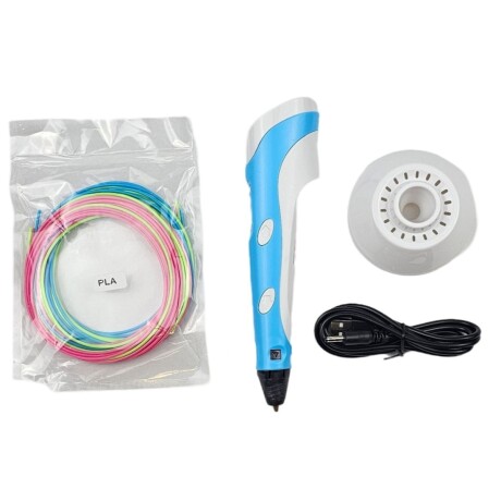 Lapiz Lapicera Impresora 3D + Filamentos Colores Violeta