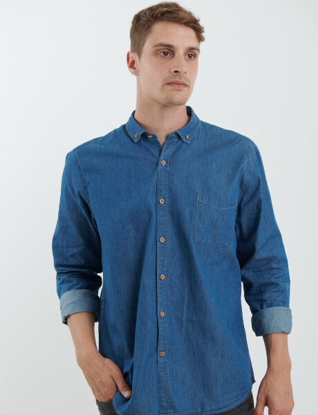 012614 CAMISA HARRY Azul
