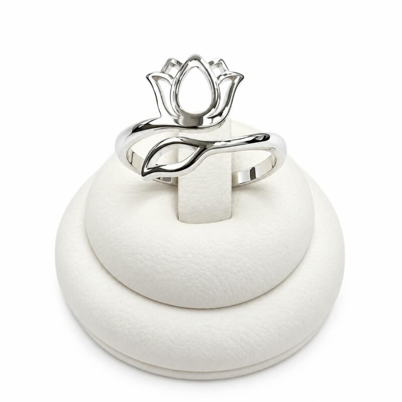 Anillo con flor de loto Anillo con flor de loto