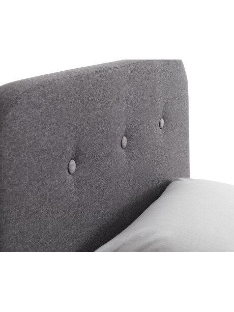 Estructura cama KONGSBERG 180x200 gris Estructura cama KONGSBERG 180x200 gris