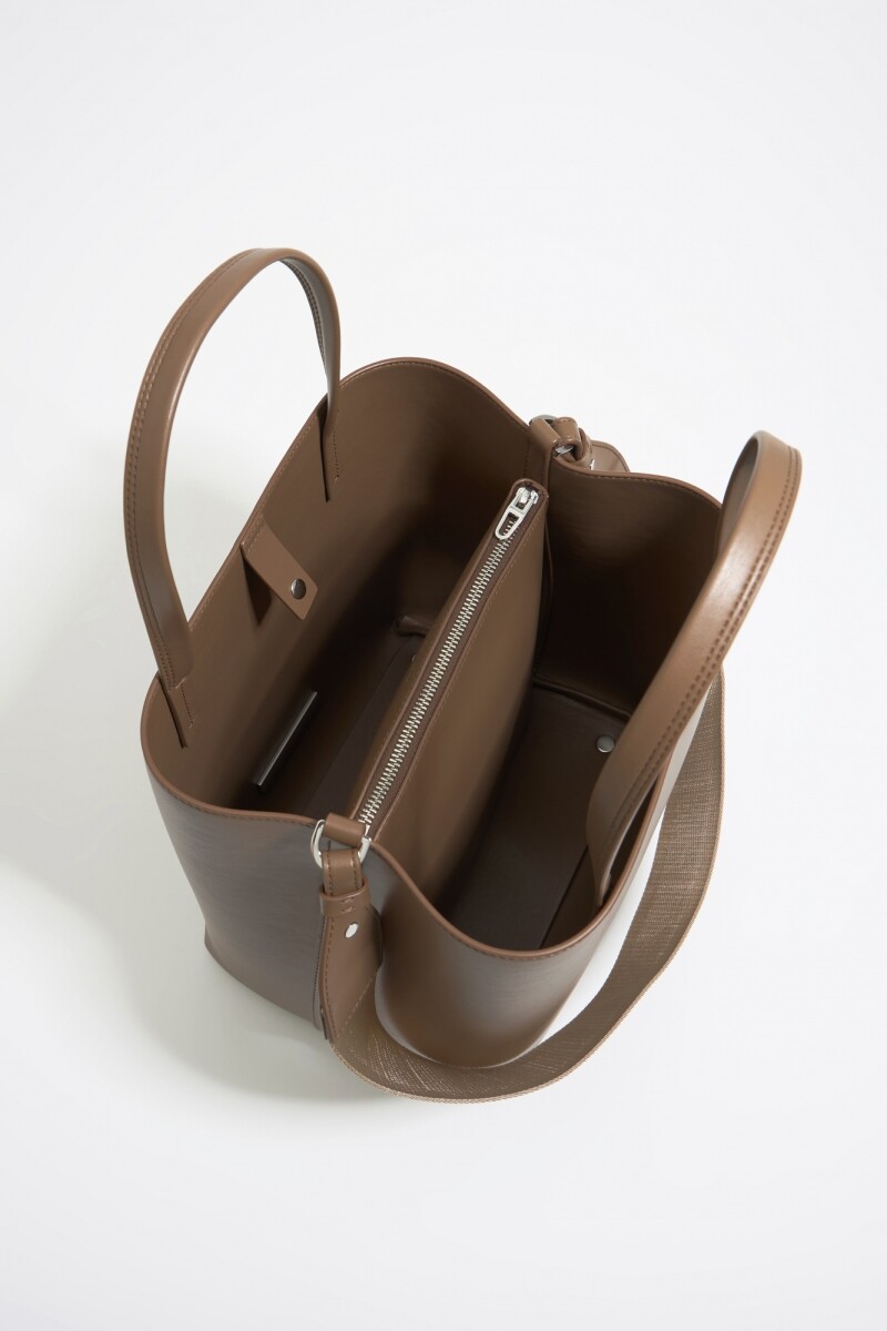 BOLSO CHIHUAHUA GRANDE PIEL Gris
