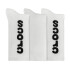 Socks Macro Logo Crew - Unisex White