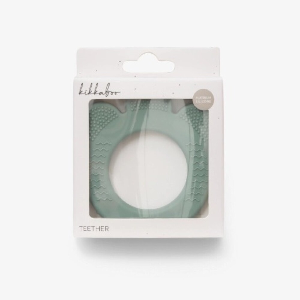 Mordillo silicona KIKKABOO sage mint