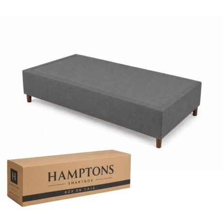 Sommier Smartbox HAMPTONS 1 plaza 80x185 Bronze GRIS
